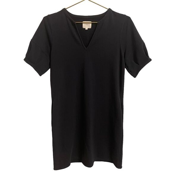 Sundays Navy V Neck Tee Dress Size 0 - Picture 1 of 10